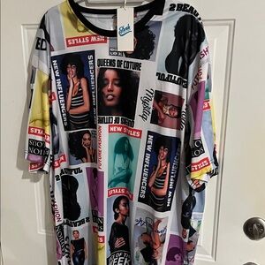 Unisex Fresh Multicolor Graphic T-Shirt